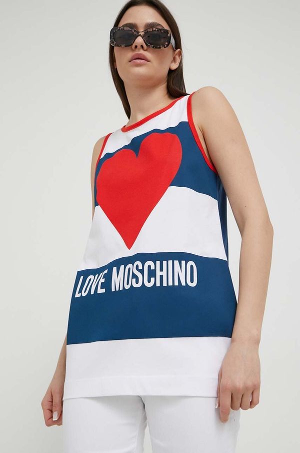 Love Moschino Bombažen top Love Moschino