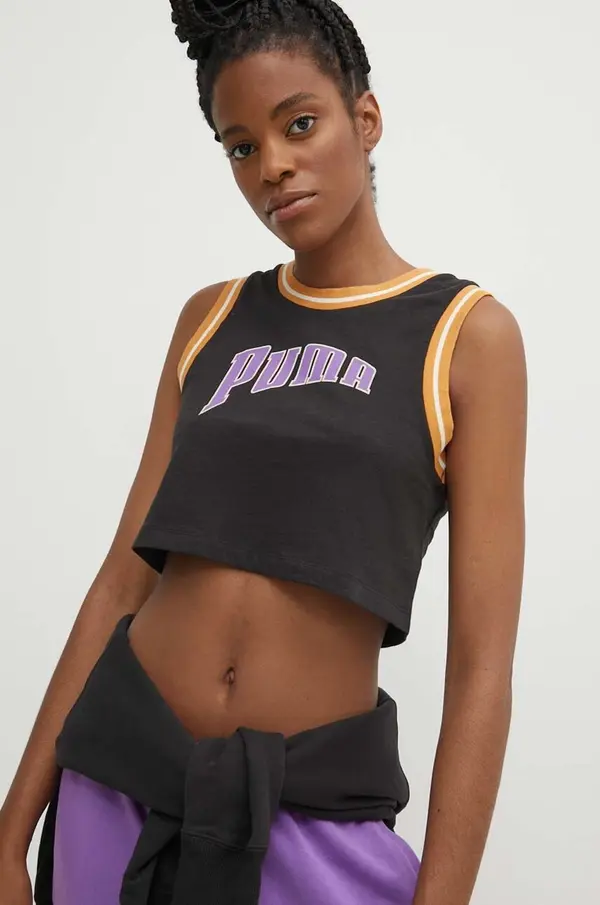 Puma Bombažen top Puma Graphic