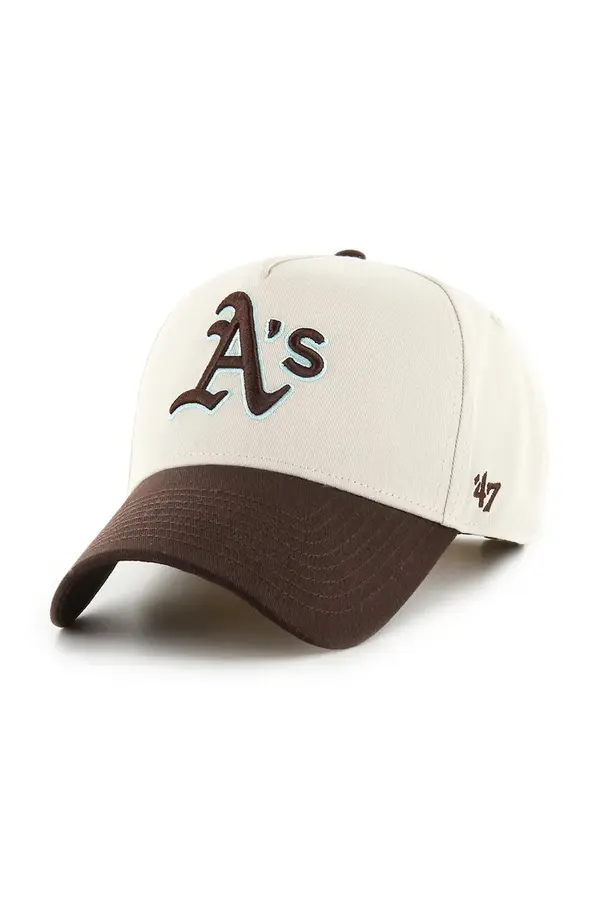 47 brand Bombažna bejzbolska kapa 47 brand MLB Athletics Sure Shot