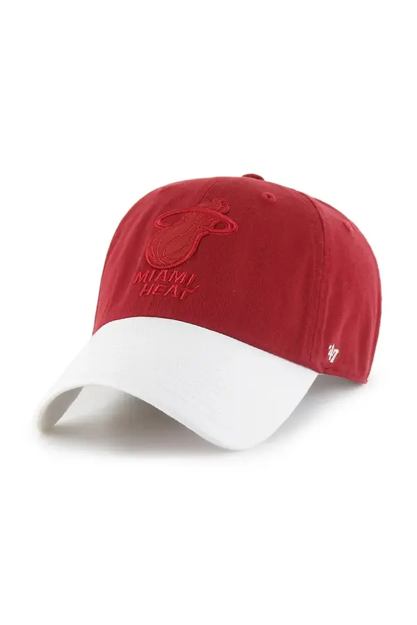 47 brand Bombažna bejzbolska kapa 47 brand NBA Miami Heat '47 x Tommy Hilfiger