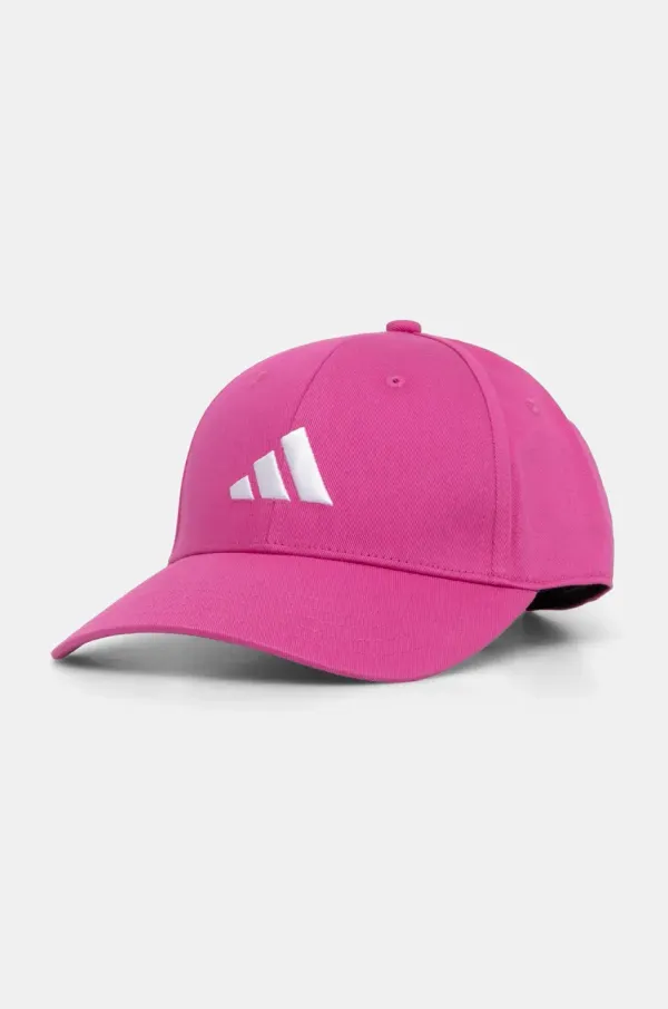 adidas Bombažna bejzbolska kapa adidas BB CAP COT NL roza barva, JP0399