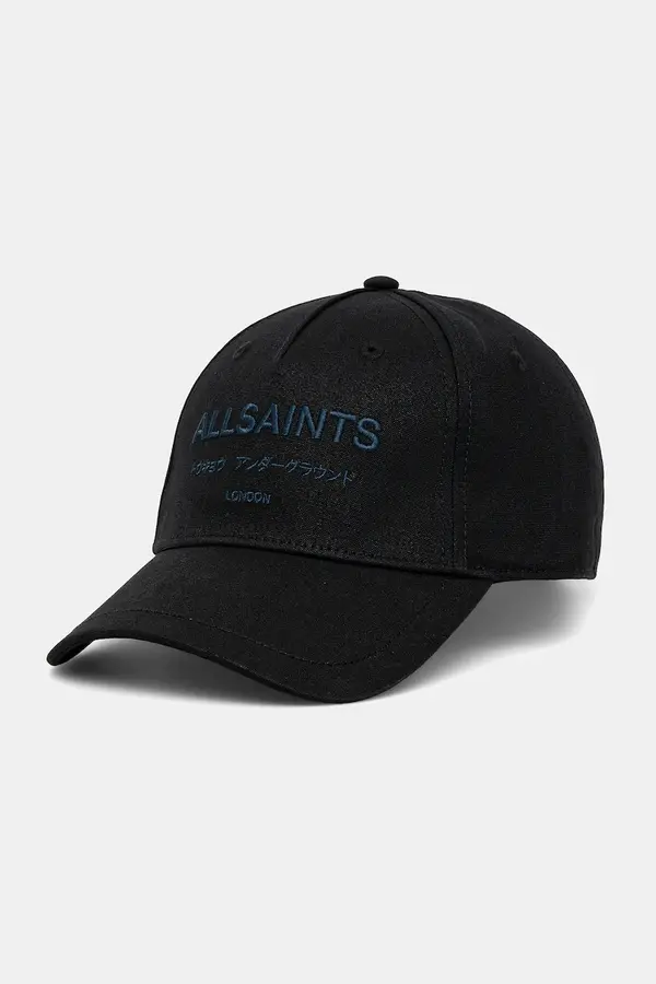 AllSaints Bombažna bejzbolska kapa AllSaints
