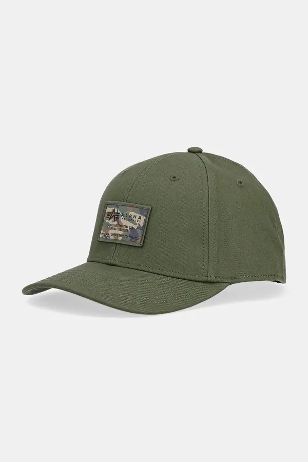 Alpha Industries Bombažna bejzbolska kapa Alpha Industries Crew Camo Cap
