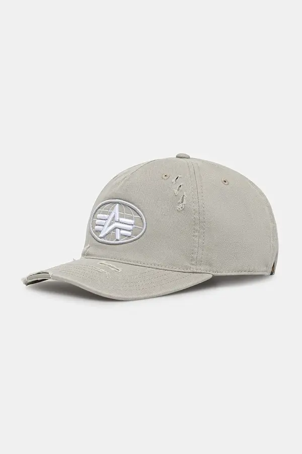 Alpha Industries Bombažna bejzbolska kapa Alpha Industries World Acid Cap