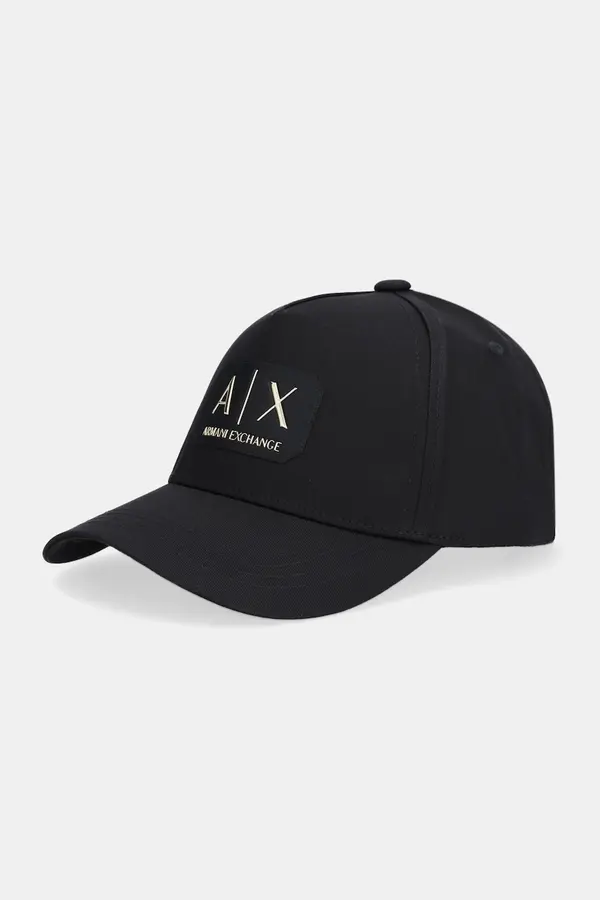 Armani Exchange Bombažna bejzbolska kapa Armani Exchange