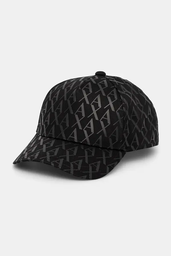 Armani Exchange Bombažna bejzbolska kapa Armani Exchange