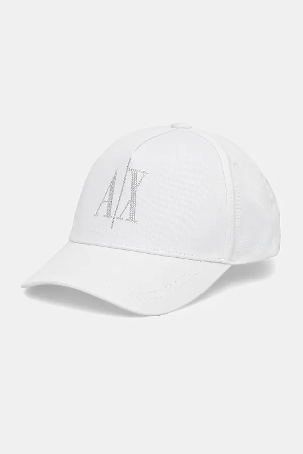 Armani Exchange Bombažna bejzbolska kapa Armani Exchange