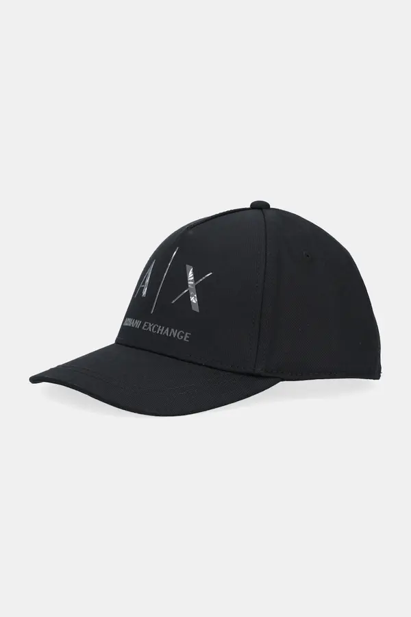 Armani Exchange Bombažna bejzbolska kapa Armani Exchange