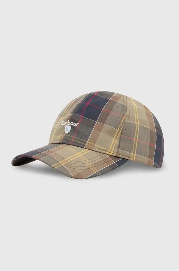 Barbour Bombažna bejzbolska kapa Barbour Tartan Sports Cap