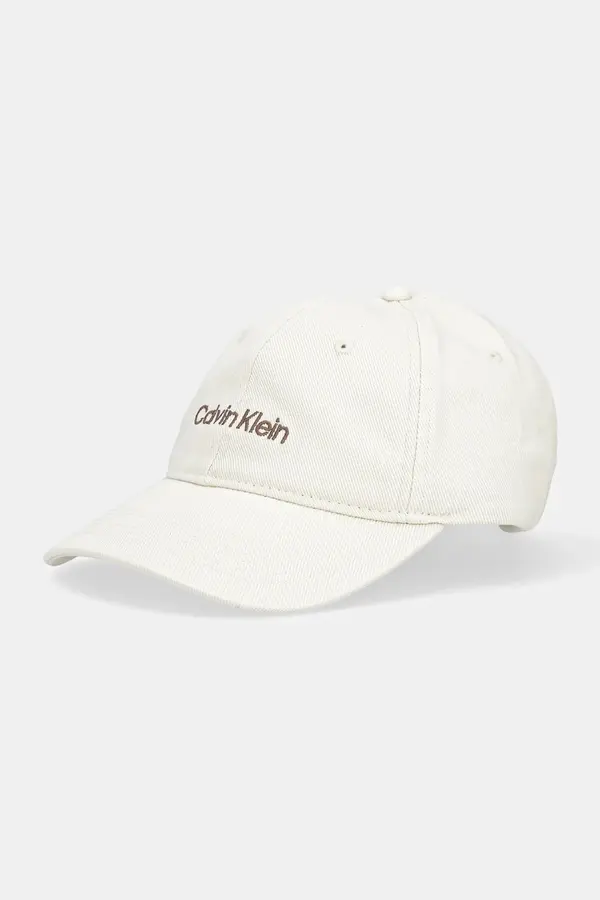 Calvin Klein Bombažna bejzbolska kapa Calvin Klein