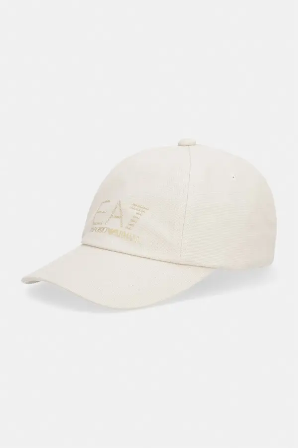 EA7 Emporio Armani Bombažna bejzbolska kapa EA7 Emporio Armani