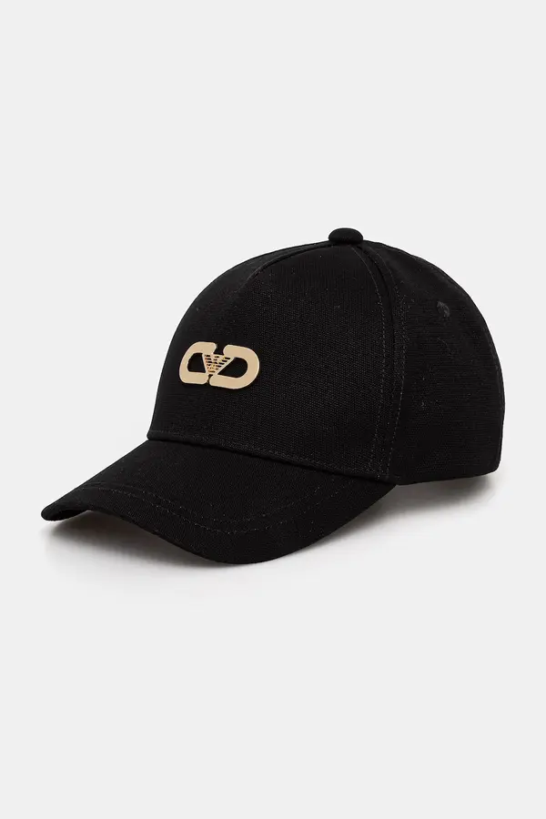 Emporio Armani Bombažna bejzbolska kapa Emporio Armani
