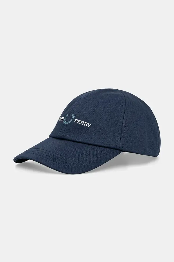 Fred Perry Bombažna bejzbolska kapa Fred Perry