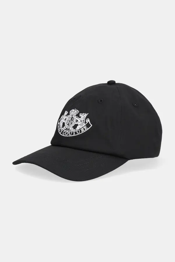 Juicy Couture Bombažna bejzbolska kapa Juicy Couture Dog Crest