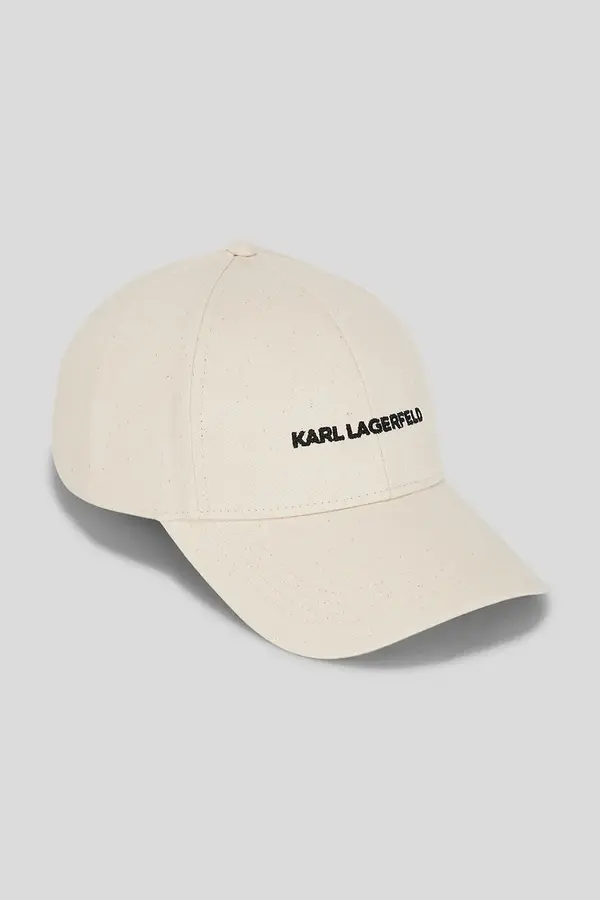 Karl Lagerfeld Bombažna bejzbolska kapa Karl Lagerfeld