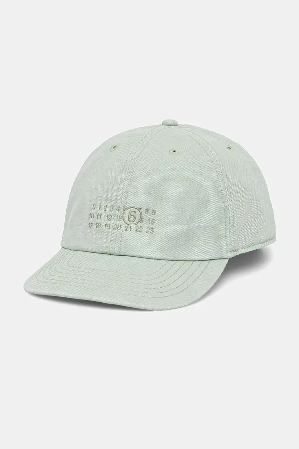 MM6 Maison Margiela Bombažna bejzbolska kapa MM6 Maison Margiela
