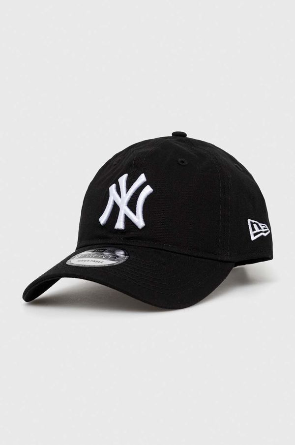 New Era Bombažna bejzbolska kapa New Era črna barva, NEW YORK YANKEES