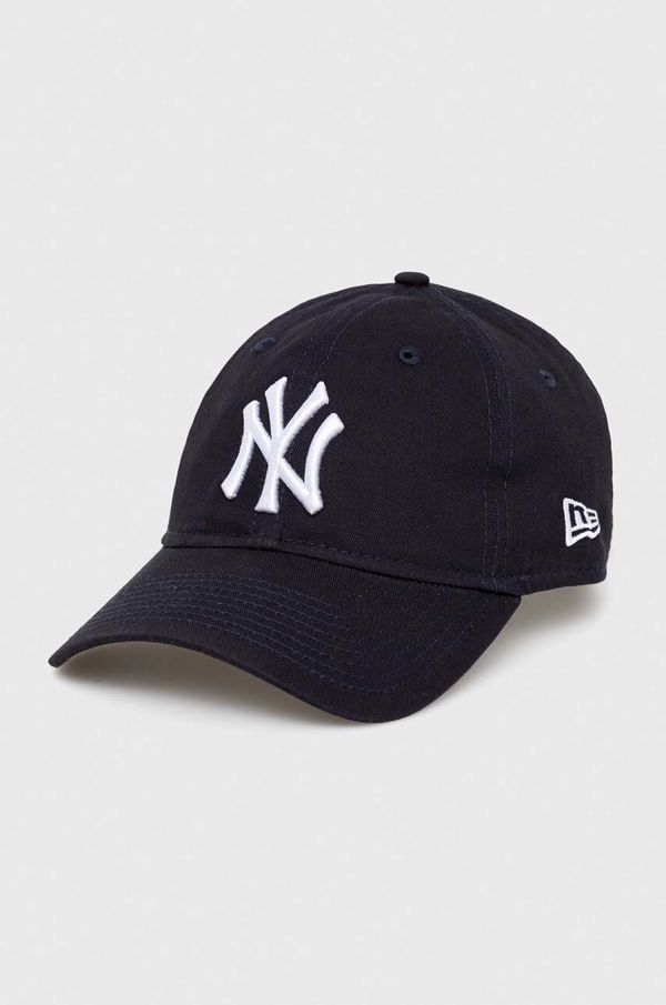 New Era Bombažna bejzbolska kapa New Era mornarsko modra barva, NEW YORK YANKEES