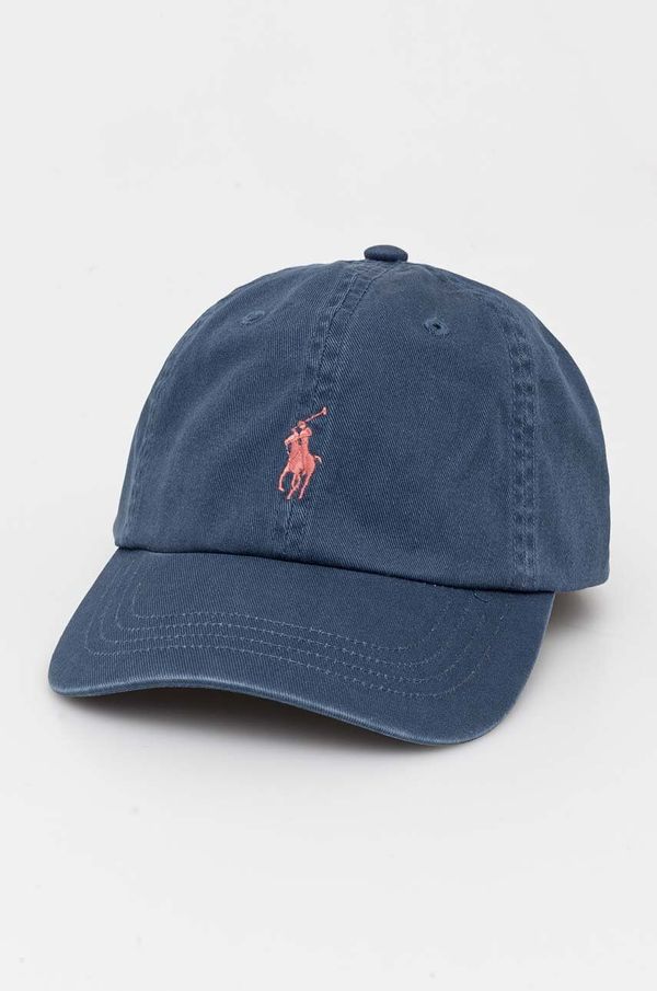 Polo Ralph Lauren Bombažna bejzbolska kapa Polo Ralph Lauren rumena barva, 211912843