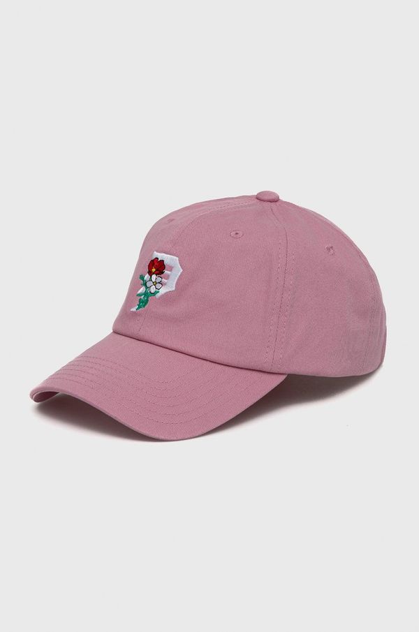 Primitive Bombažna bejzbolska kapa Primitive roza barva