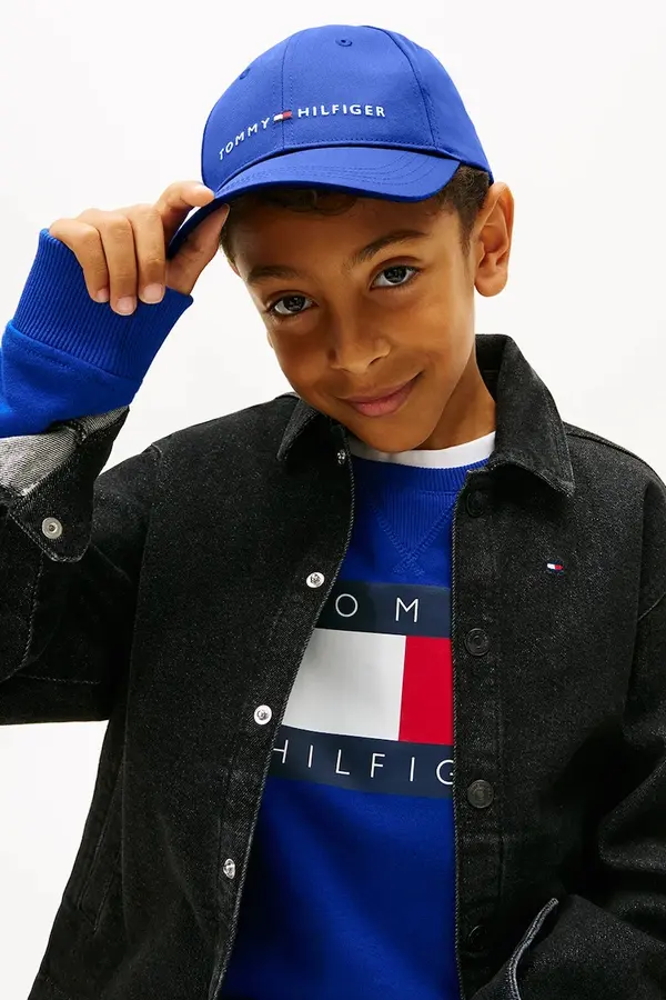 Tommy Hilfiger Bombažna bejzbolska kapa Tommy Hilfiger