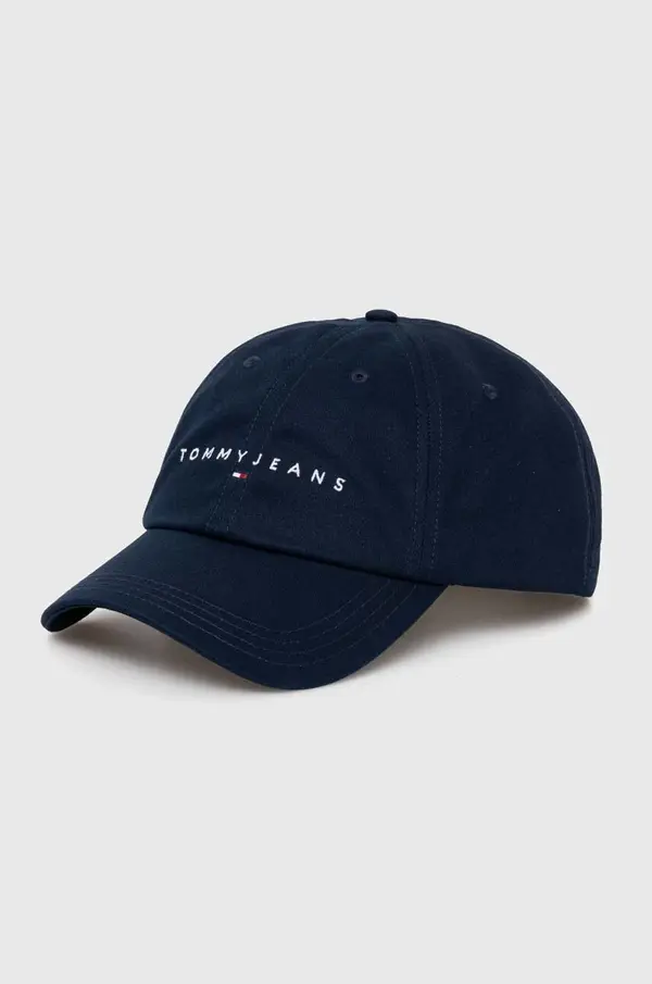 Tommy Jeans Bombažna bejzbolska kapa Tommy Jeans