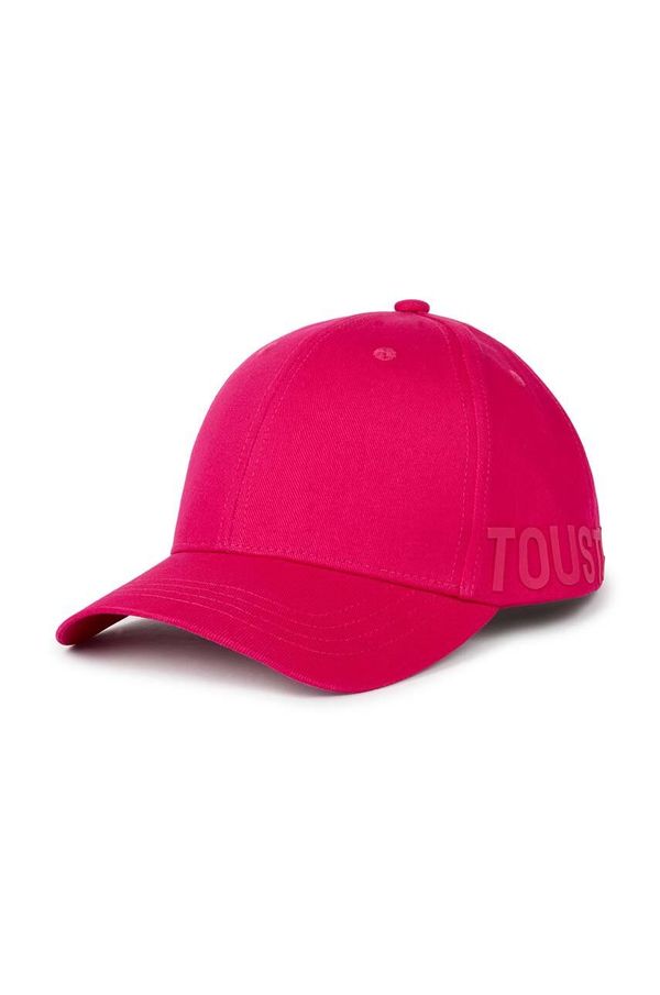 Tous Bombažna bejzbolska kapa Tous roza barva