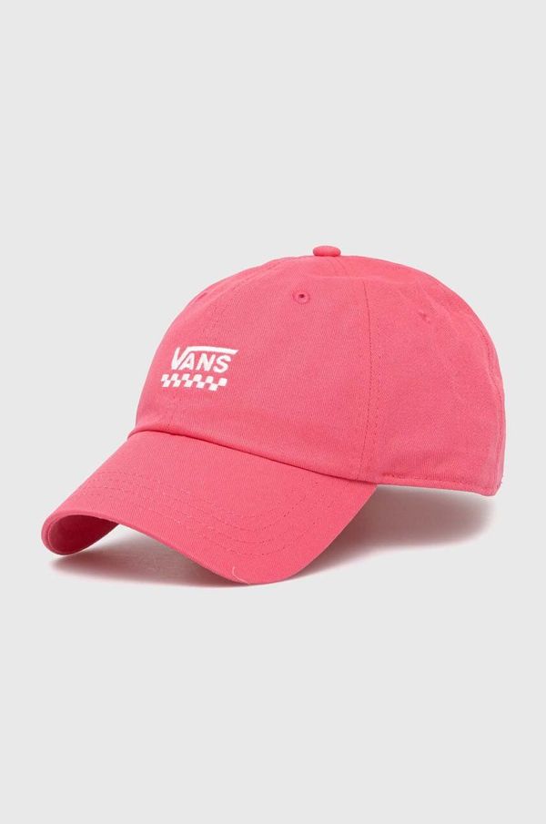 Vans Bombažna bejzbolska kapa Vans roza barva