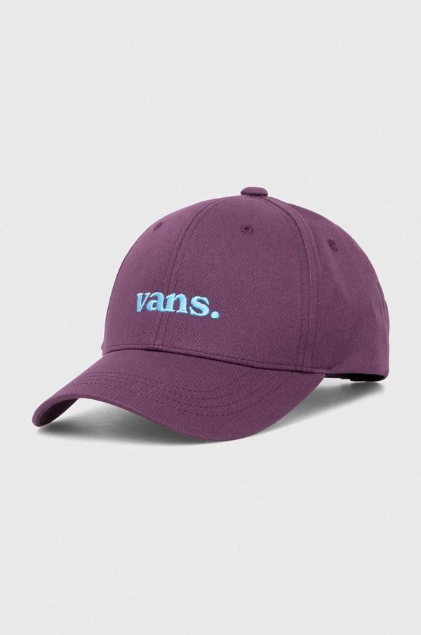Vans Bombažna bejzbolska kapa Vans vijolična barva
