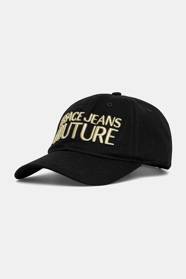 Versace Jeans Couture Bombažna bejzbolska kapa Versace Jeans Couture
