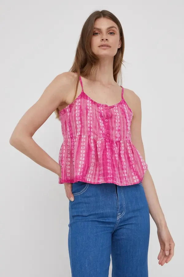 Pepe Jeans Bombažna bluza Pepe Jeans Pam