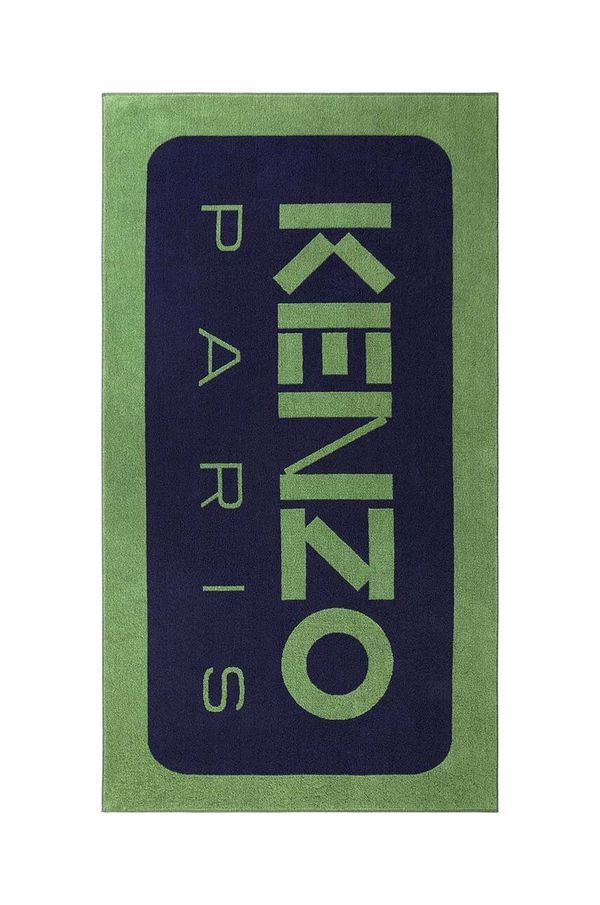 Kenzo Bombažna brisača Kenzo KLABEL 90 x 160 cm