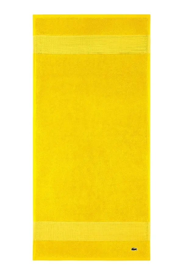 Lacoste Bombažna brisača Lacoste L LECROCO Jaune 50 x 100 cm