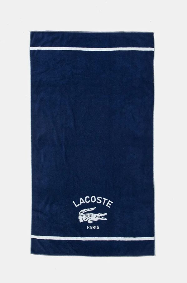 Lacoste Bombažna brisača Lacoste L Origine Methyle 90 x 160 cm