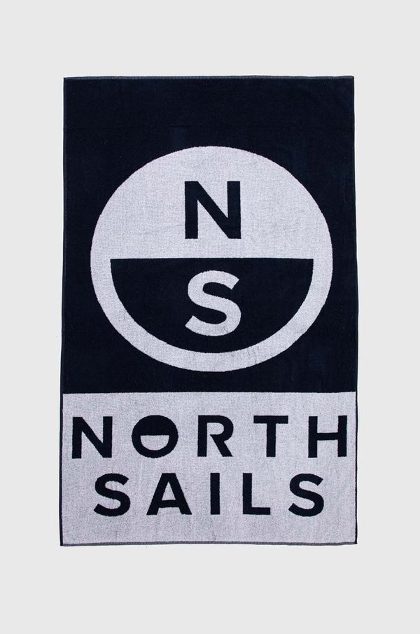 North Sails Bombažna brisača North Sails 104 x 172 cm. mornarsko modra barva, 623268