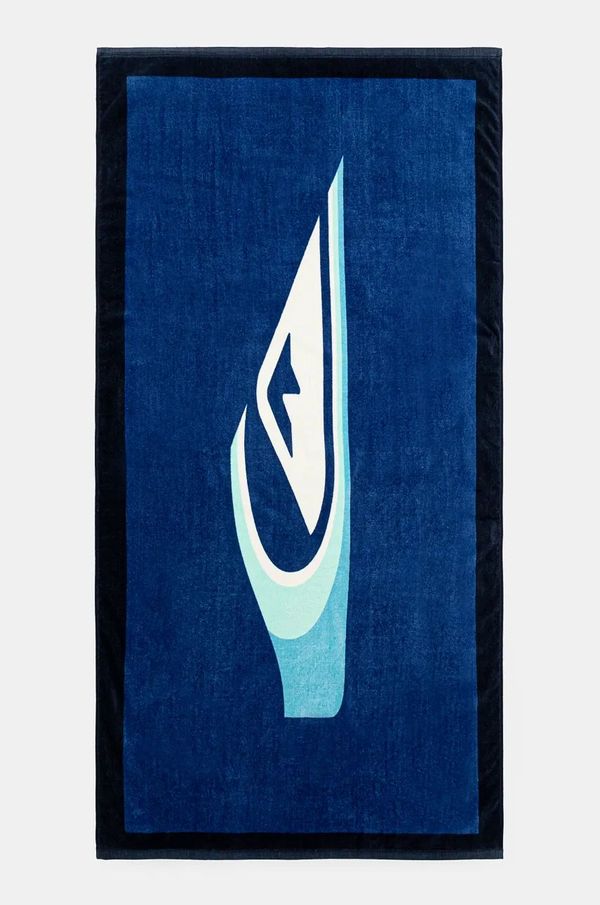 Quiksilver Bombažna brisača Quiksilver 80 x 160 cm vijolična barva