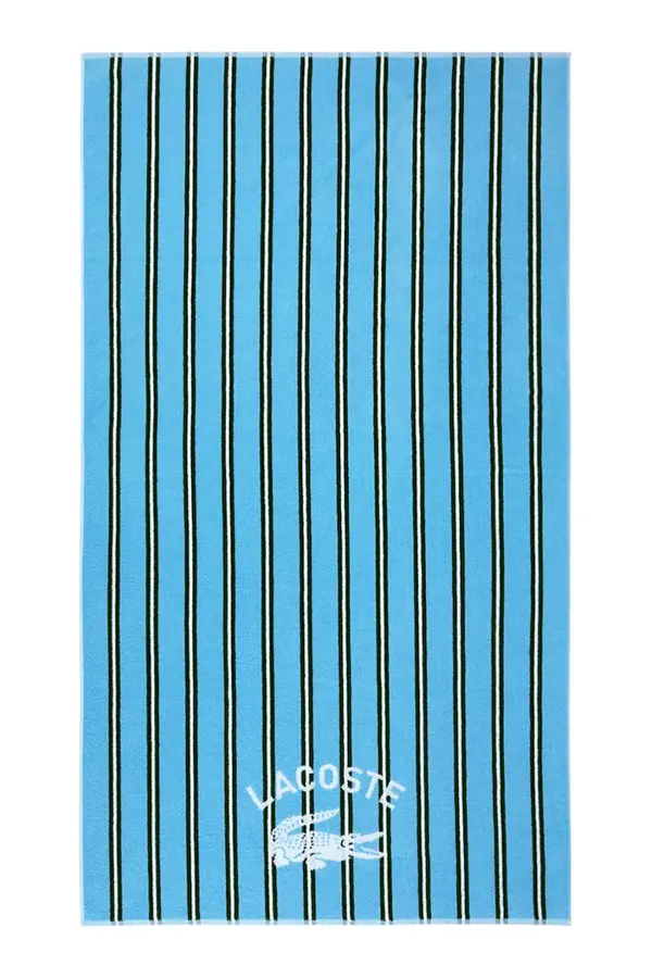 Lacoste Bombažna brisača za plažo Lacoste LSUNSTRI Baltic 90 x 160 cm