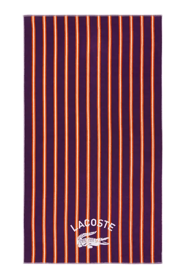 Lacoste Bombažna brisača za plažo Lacoste LSUNSTRI Cosaque 90 x 160 cm