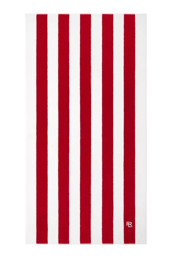 Ralph Lauren Bombažna brisača za plažo Ralph Lauren HENLEY Red 90 x 170 cm