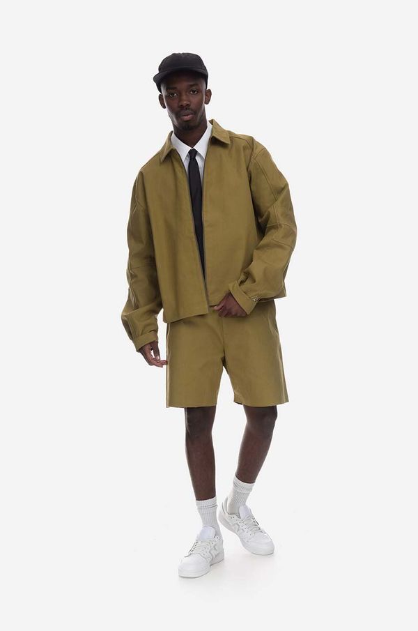 ROA Bombažna jakna ROA zelena barva