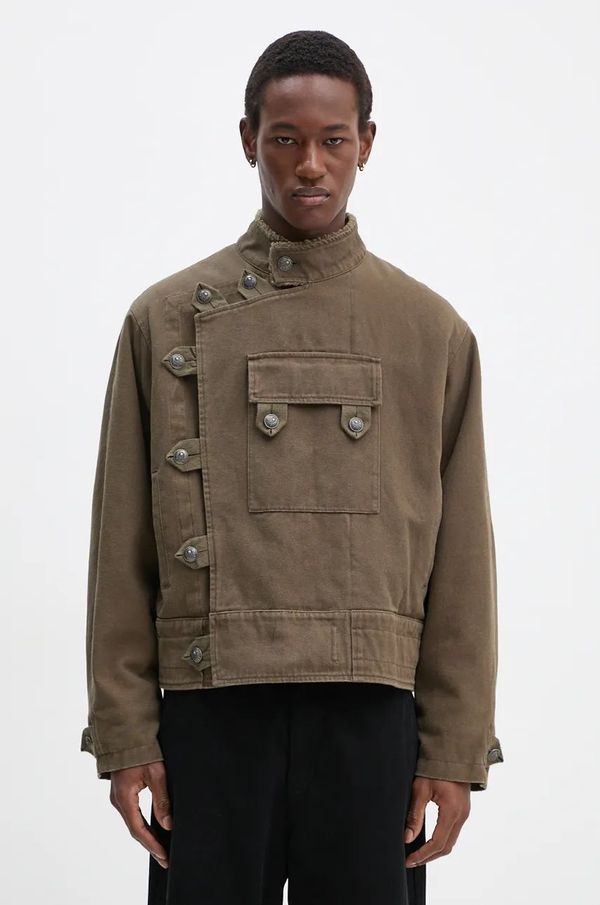 The Kooples Bombažna jakna The Kooples zelena barva, HBLO29005K