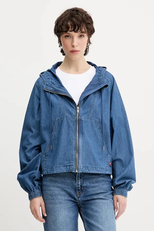 Tommy Jeans Bombažna jakna Tommy Jeans