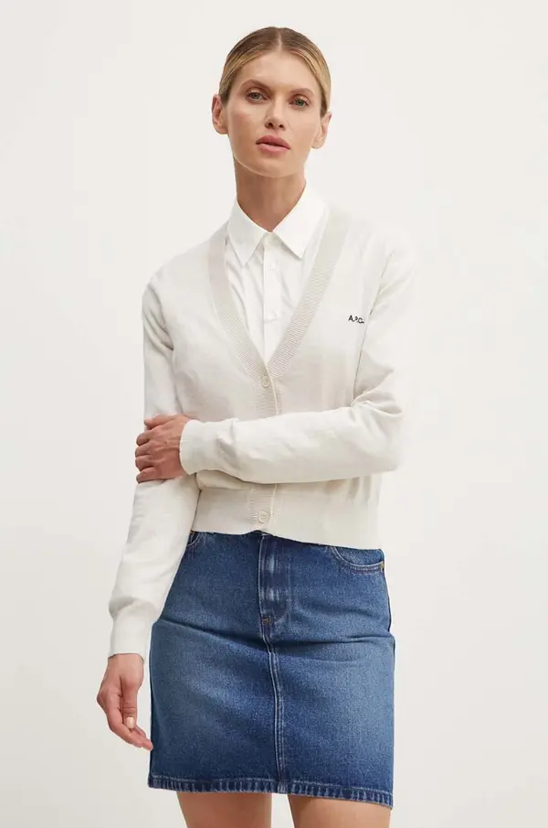 A.P.C. Bombažna jopica A.P.C. cardigan berenice