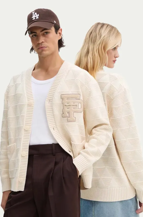 Filling Pieces Bombažna jopica Filling Pieces bež barva, 83016989936