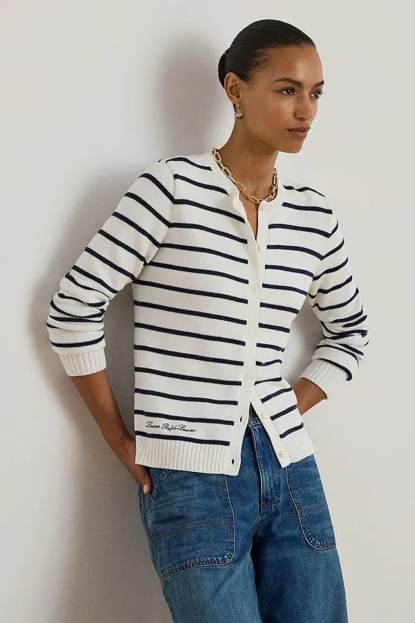 Lauren Ralph Lauren Bombažna jopica Lauren Ralph Lauren