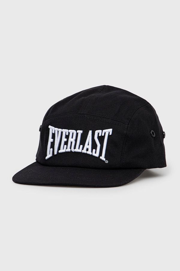 Everlast Bombažna kapa Everlast črna barva