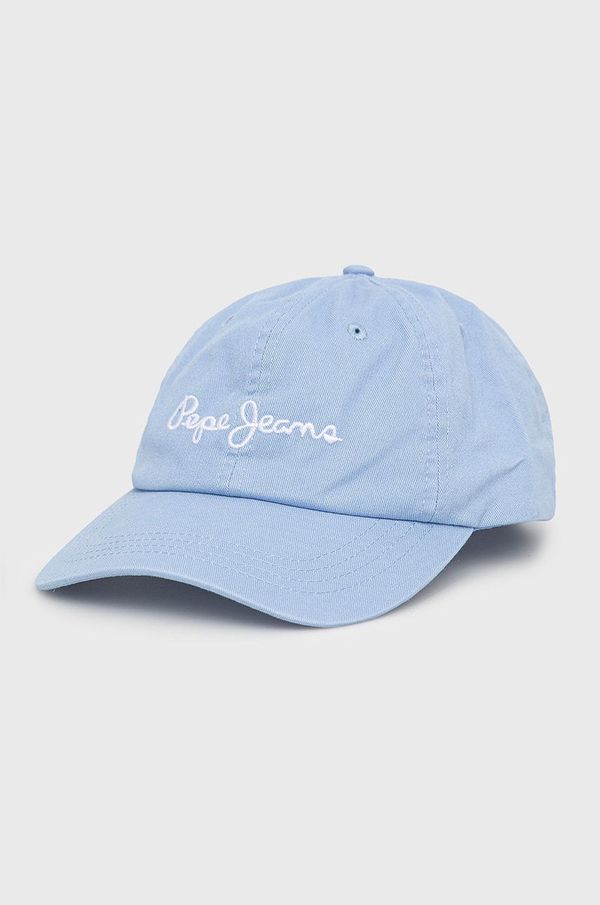 Pepe Jeans Bombažna kapa Pepe Jeans Lucia Cap