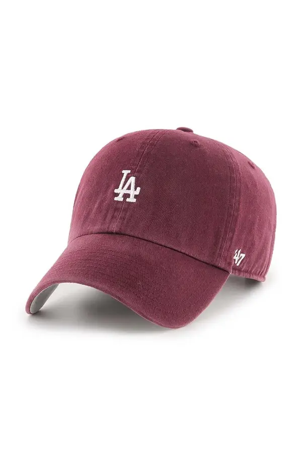 47 brand Bombažna kapa s šiltom 47 brand MLB Los Angeles Dodgers