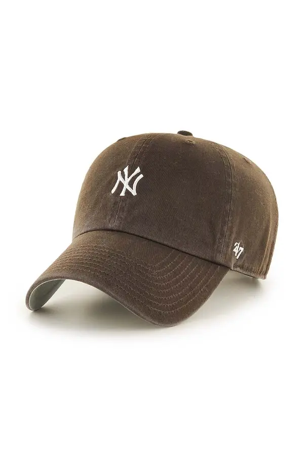 47 brand Bombažna kapa s šiltom 47 brand MLB New York Yankees