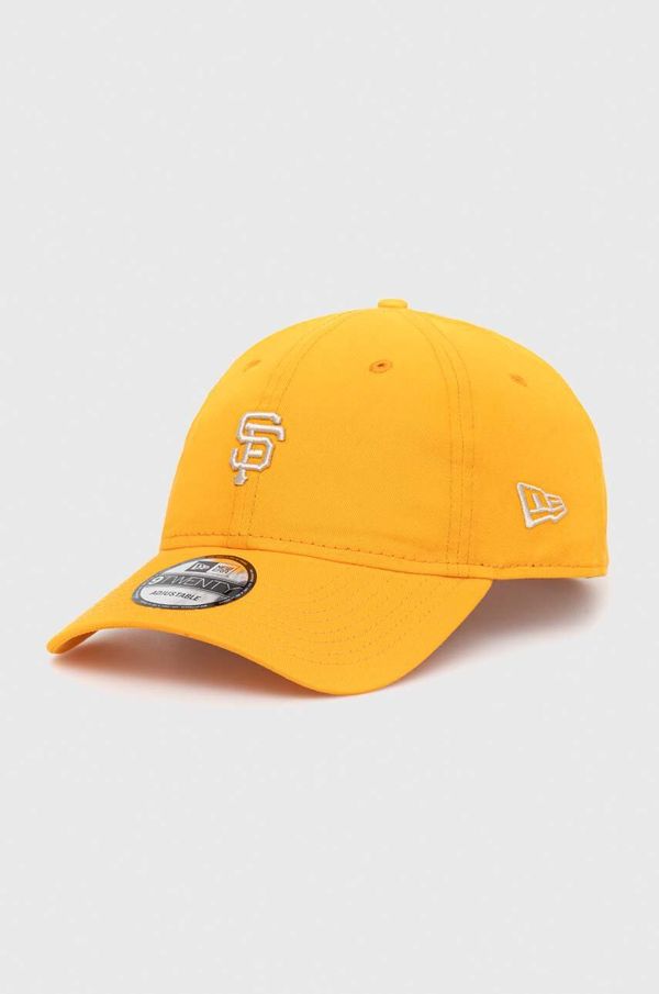 New Era Bombažna kapa s šiltom New Era oranžna barva, SAN FRANCISCO GIANTS